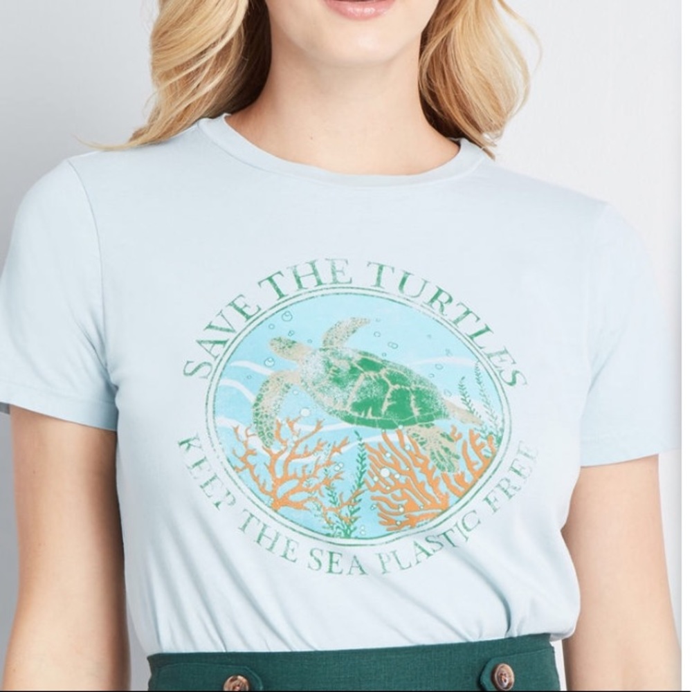Moving Sale! ModCloth Sea Turtle Top